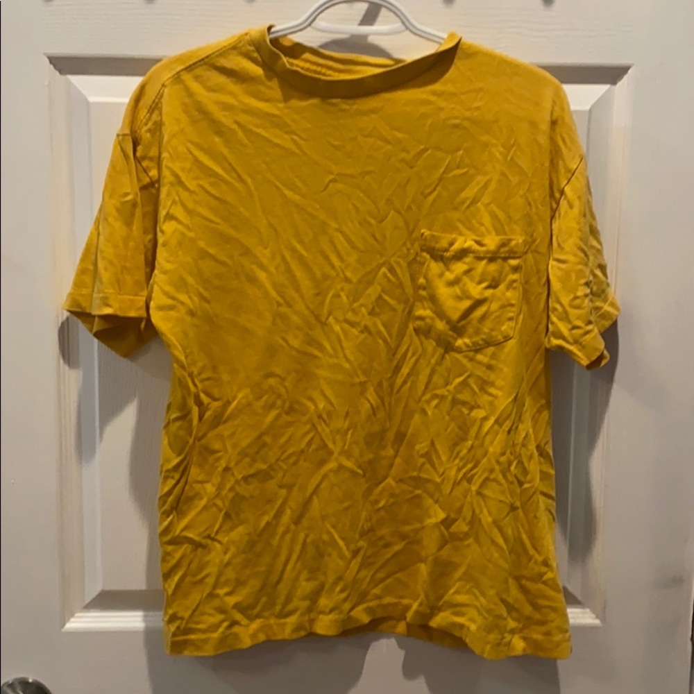 Small Yellow GAP shirt with pocket